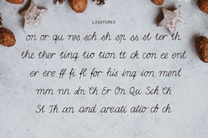 Pelargonium Font插图2