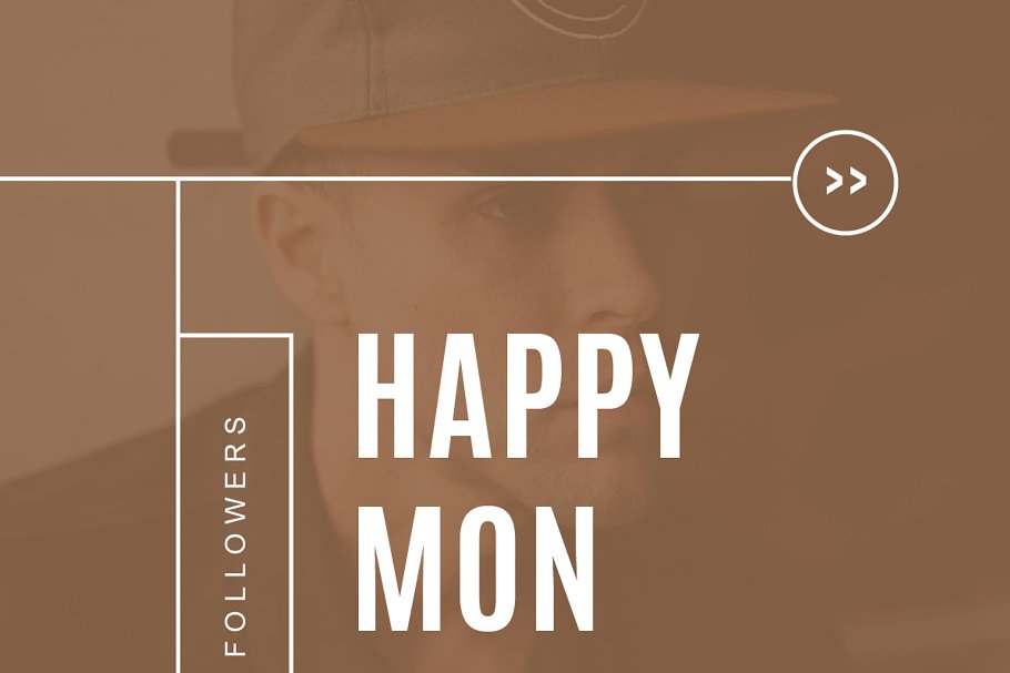 潮流爆表Ins社交媒体配图模板素材库精选 Instagram Templates for Social Media插图(2)