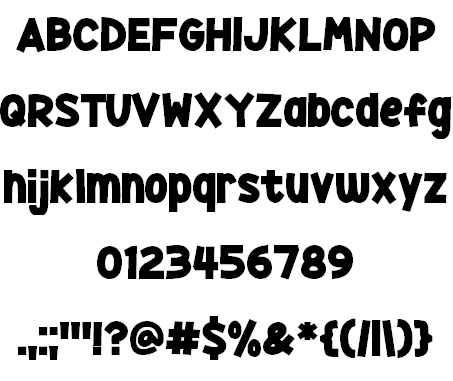 Yokelvision font插图1 Yokelvision font插图1