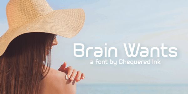 Brain Wants font插图 Brain Wants font插图
