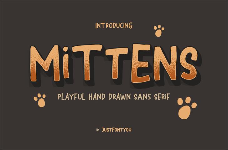 Mittens DEMO font插图 Mittens DEMO font插图