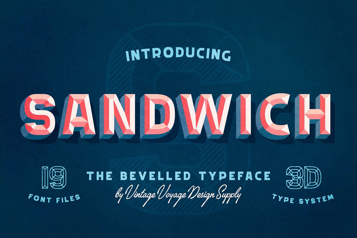 Sandwich Font Family插图