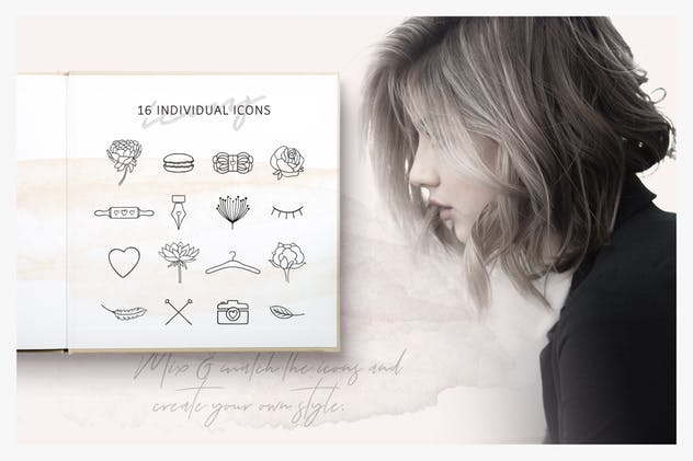 社交新媒体时尚潮流主题广告PSD动画模板素材库精选v3 ANIMATED Instagram Posts – So Female插图(10)