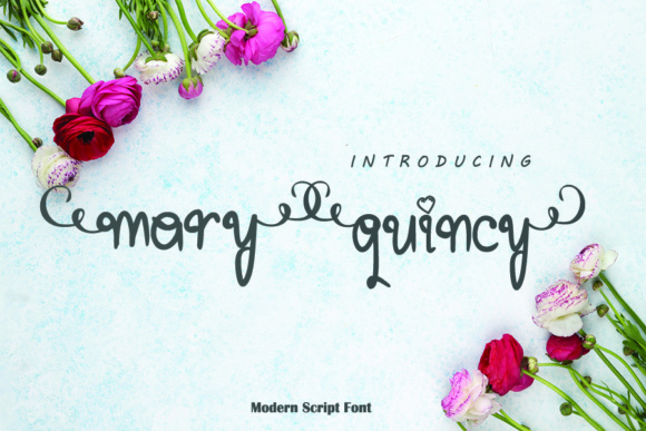 Mary Quincy Font插图