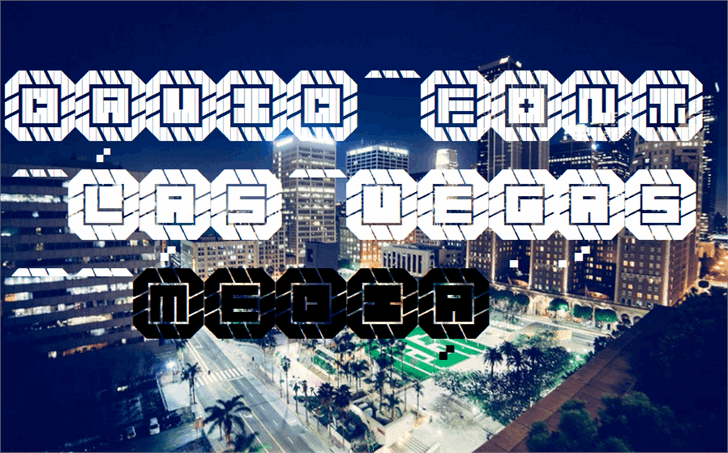 Cool Press font插图