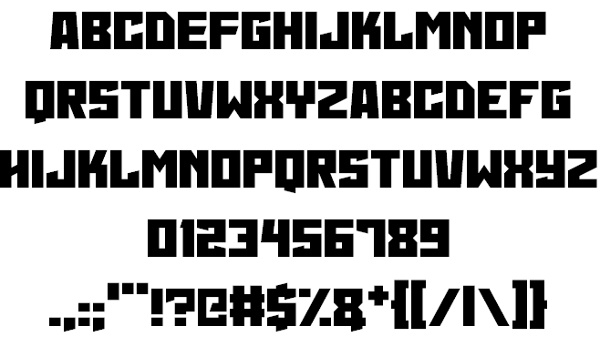 Martian Wars font插图1 Martian Wars font插图1