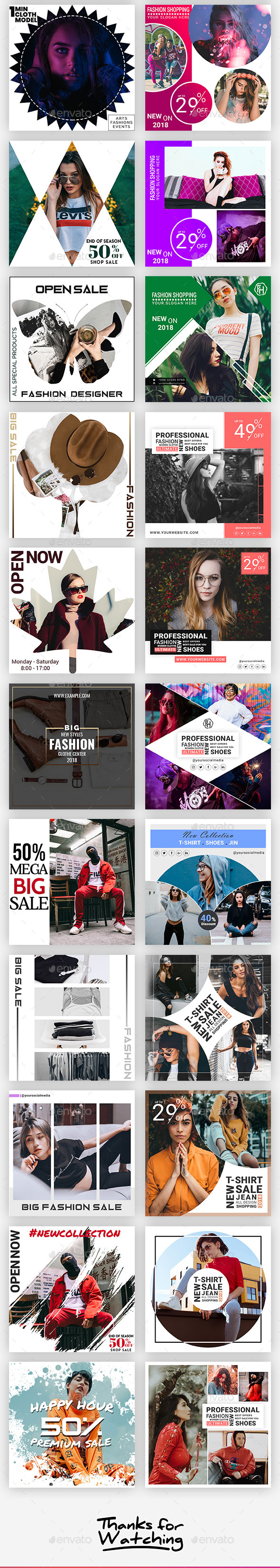 时尚简约的Instagram故事模板素材库精选合辑 Instagram Post & Stories [psd,jpg]插图(6)