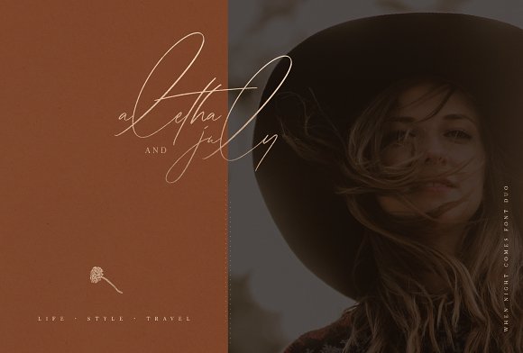 When Night Comes Font Collection插图1