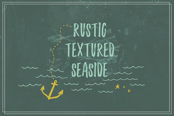 Sanderling Textured Font插图2