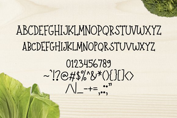 Farmer Market Simple Font插图1
