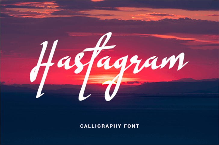 Hastagram Personal font插图 Hastagram Personal font插图