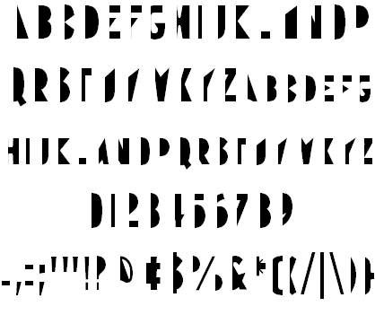 Gudariak font插图2 Gudariak font插图2