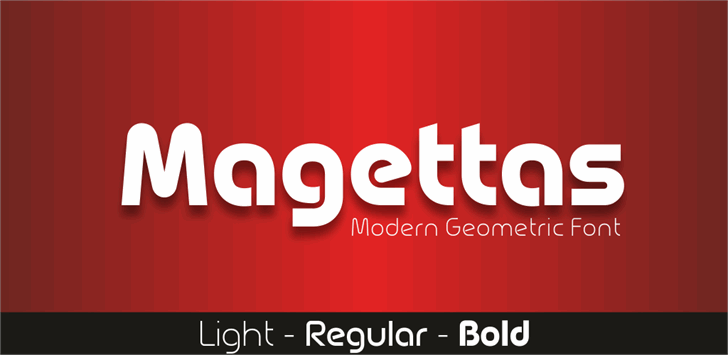 Magettas DEMO font插图