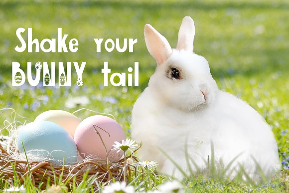 Egg Hunt-decorated font插图1