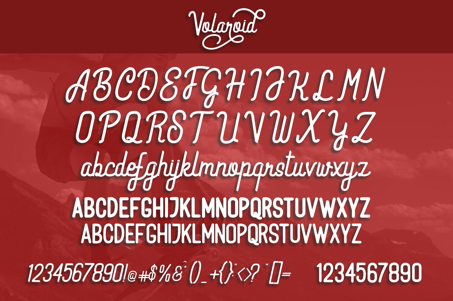 Volaroid Font Duo插图5