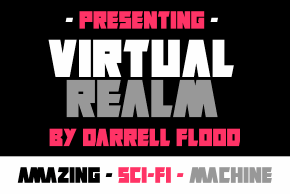 Virtual Realm font插图 Virtual Realm font插图