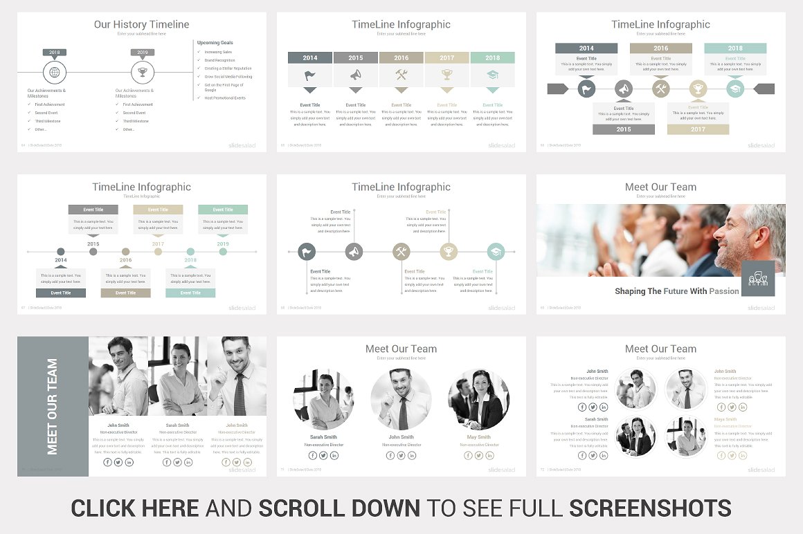 简单而专业的酷炫PPT模板插图(7)