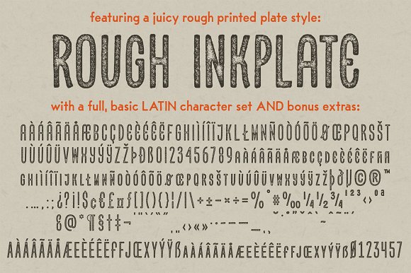 Cornhusker Rough | Condensed Font插图1