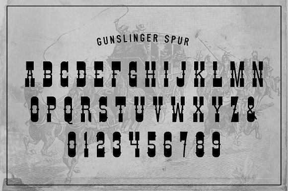 NEW! Gunslinger Typeface插图3
