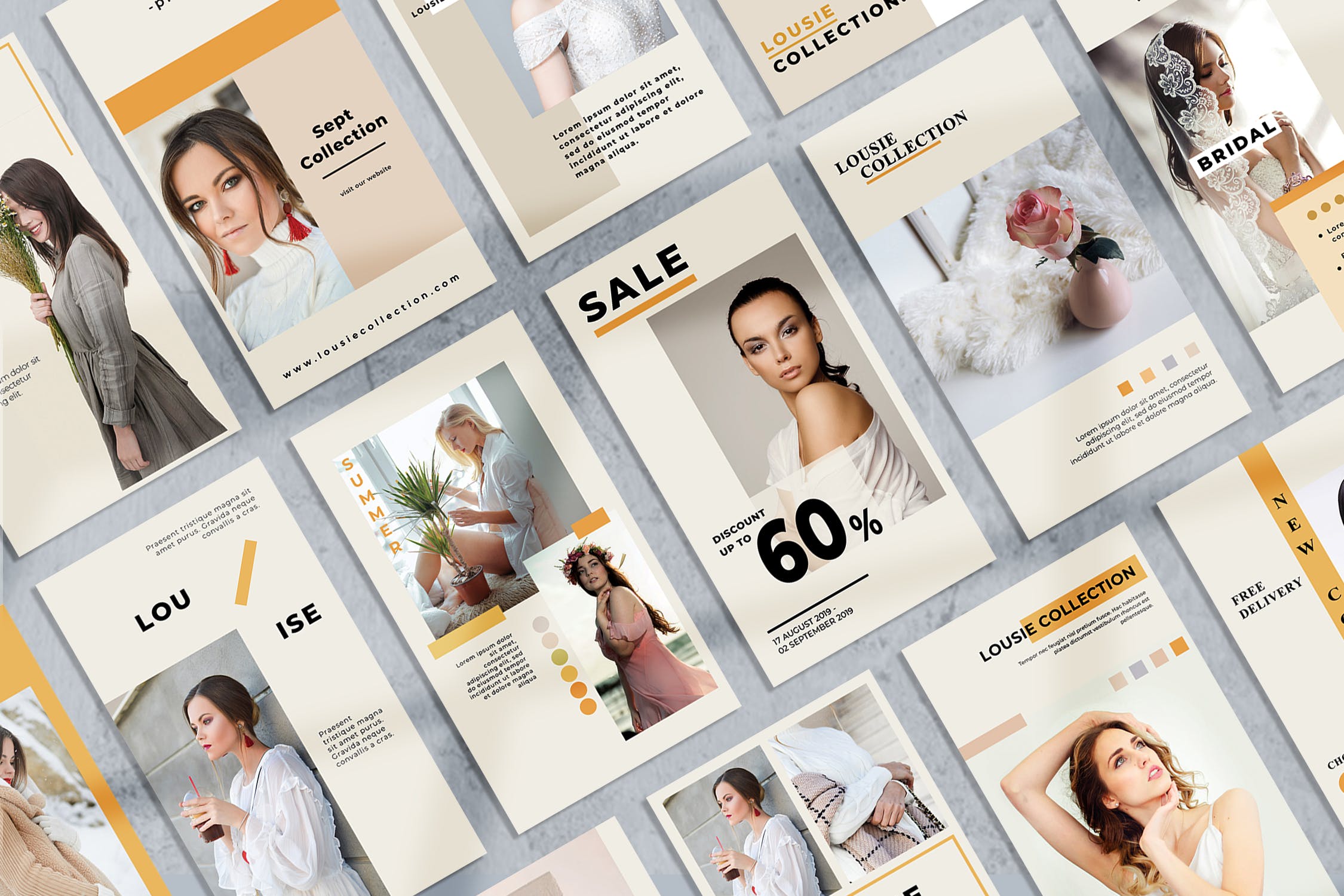 时尚商店品牌故事Instagram社交平台营销设计素材 Fashion Store – Instagram Story Design插图(3)