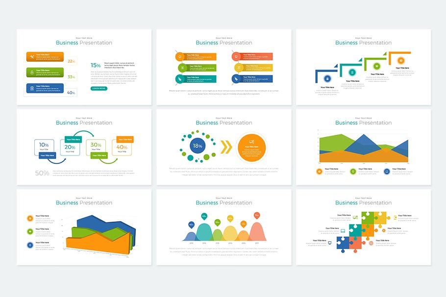 商务风格数据统计分析PPT幻灯片 Yogyakarta Powerpoint插图(20)