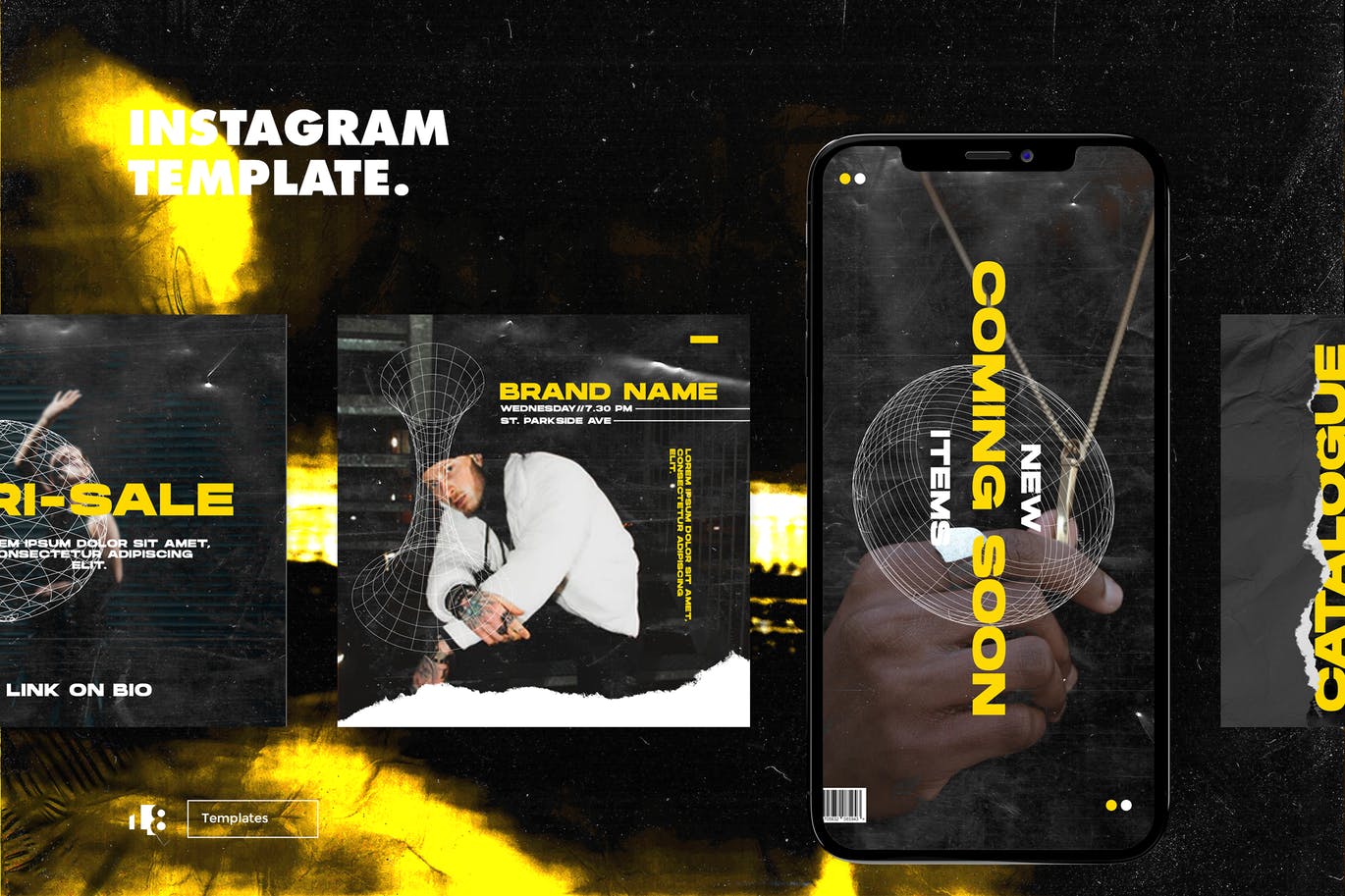 品牌新品发布Instagram社交平台推广素材 Instagram Template插图