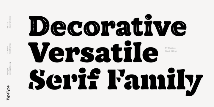 TT Phobos Font Family插图1