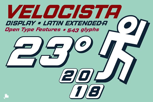 Velocista Display -2 fonts插图3