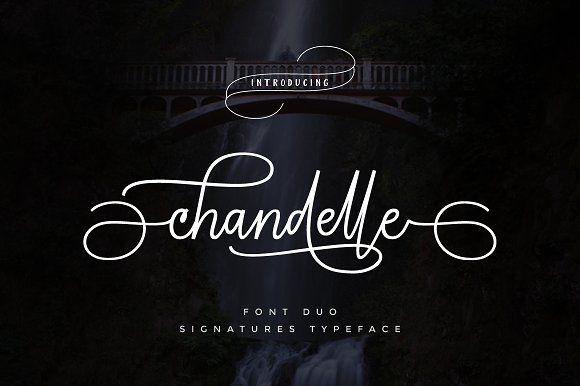Chandelle Signatures Font插图