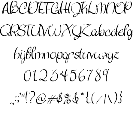 Pink Tulips 2 font插图1 Pink Tulips 2 font插图1