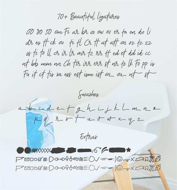 The Bouquet List font插图1 The Bouquet List font插图1