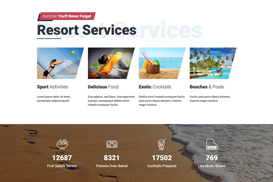 热带海岛旅游天堂旅游主题Joomla主题模板素材库精选 Hot Paradise插图(2)