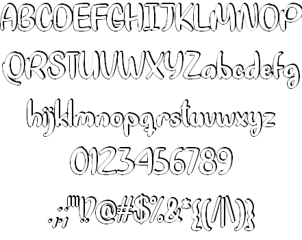 Quite Colorful font插图1