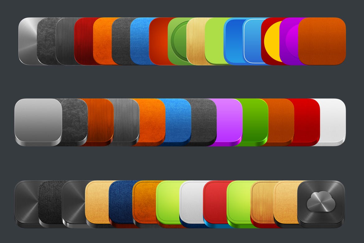 3D/2D＆扁平设计风格APP素材库精选图标生成器v3 App Icons Generator vol. 3插图(2)