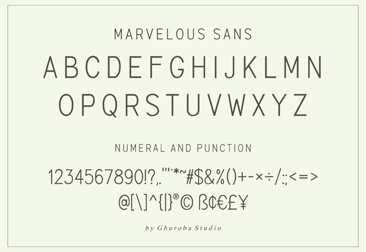 Marvelous Sans Demo font插图5 Marvelous Sans Demo font插图5