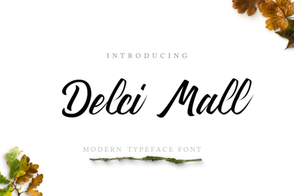 Delcimall Font插图