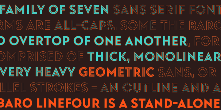 Baro Font Family插图1