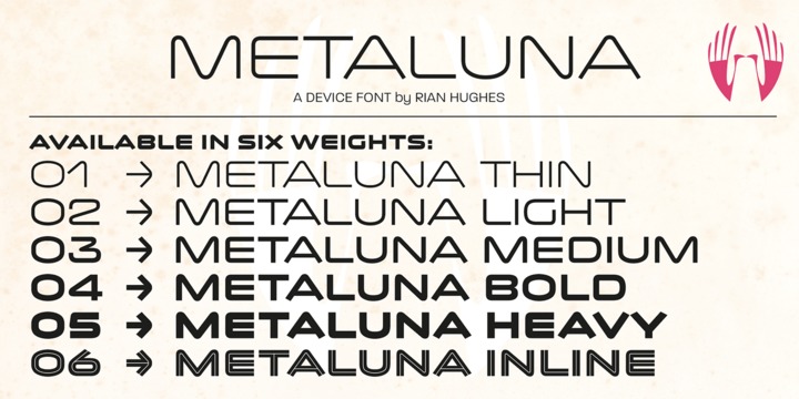 Metaluna Font Family插图3