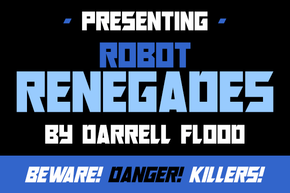 Robot Renegades font插图 Robot Renegades font插图