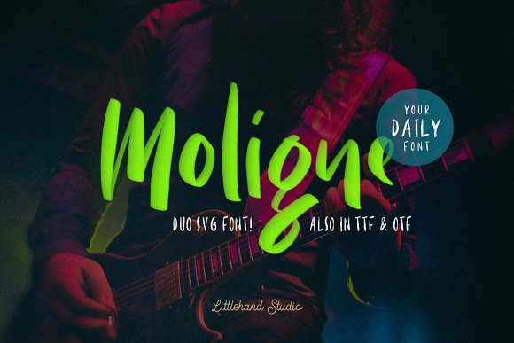 Moligne – SVG Font Duo插图