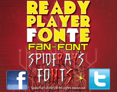 READY PLAYER FONTE font插图 READY PLAYER FONTE font插图