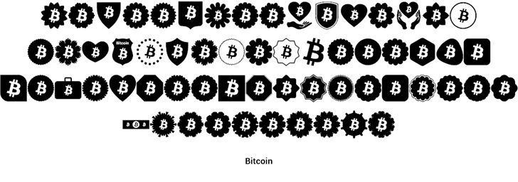 Font Bitcoin Color font插图1