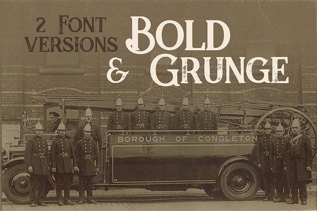 复古风格衬线英文字体合集下载 5 Fonts Bundle 4插图(8)