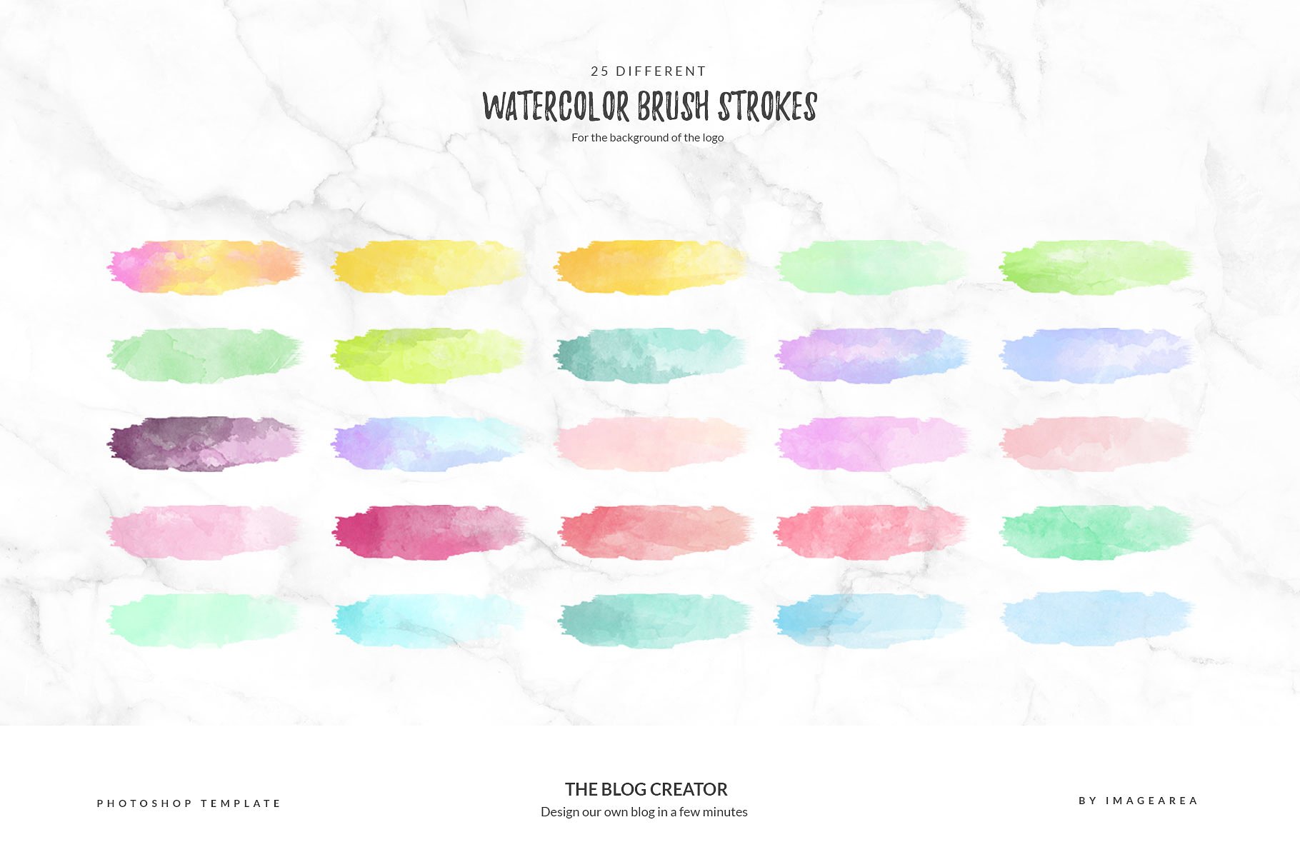 博客网站模板素材库精选设计素材集 The Blog Creator插图(5)