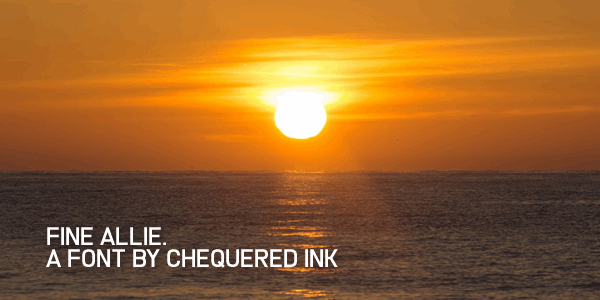 Fine Allie font插图 Fine Allie font插图