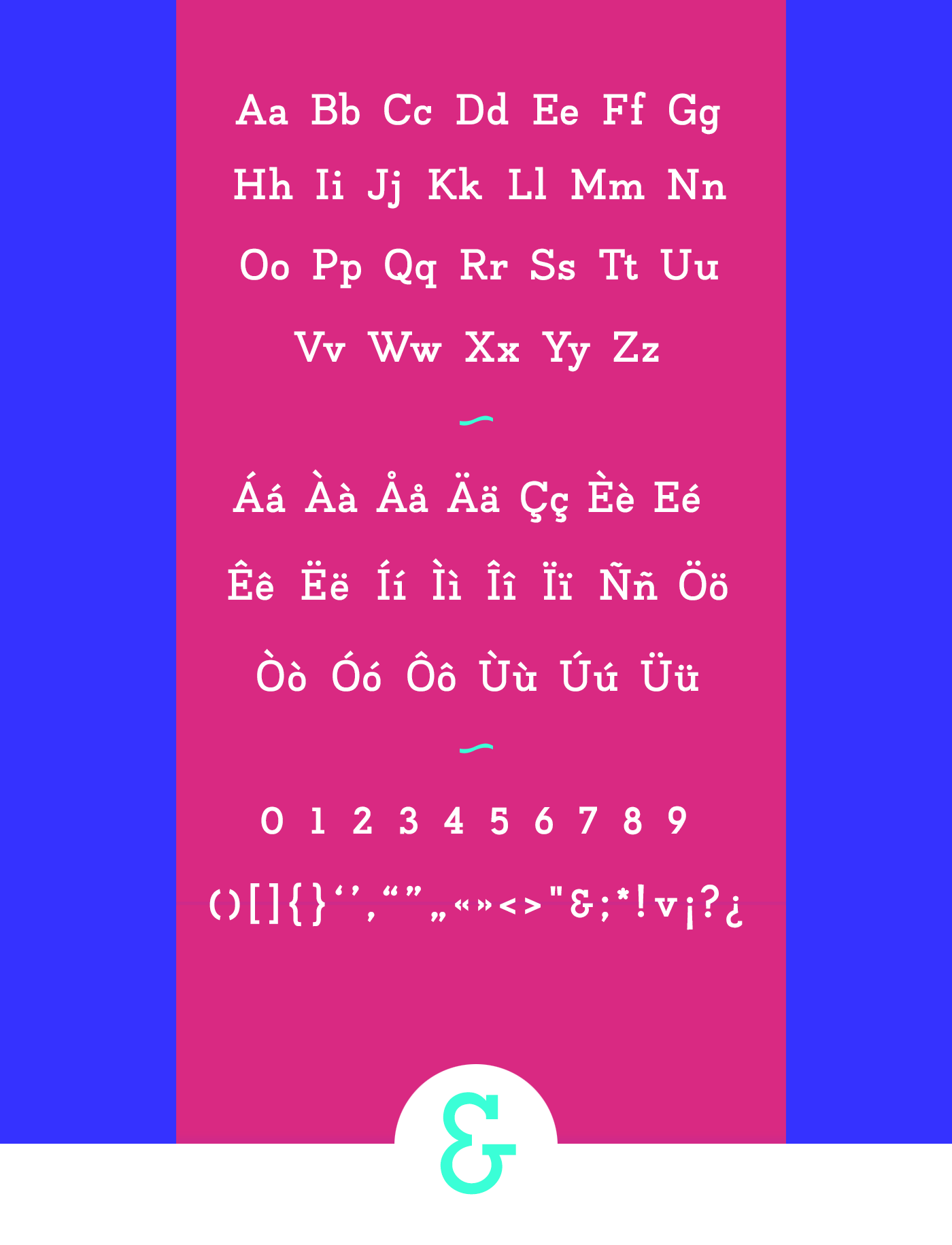免费粗衬线英文字体 Napo Font Family插图(7)