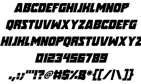 Speed Freaks font插图2 Speed Freaks font插图2