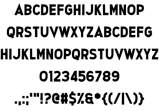 Glee Finder font插图1 Glee Finder font插图1