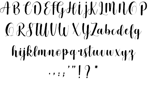 Cherishing Moments font插图1 Cherishing Moments font插图1