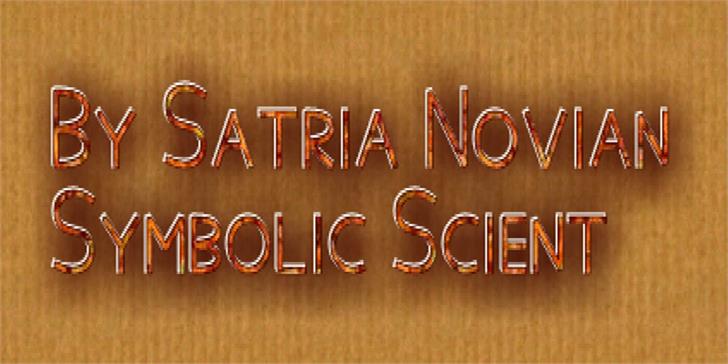 Symbolic Scient font插图